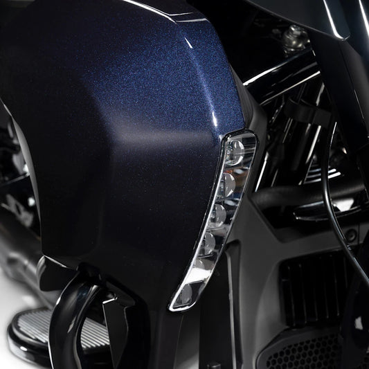 For Harley Touring 2023-2026 Electra Glide Street Glide Ultra Limited Road Glide CVO Motorcycle LED Fog Lights and Turn Signals