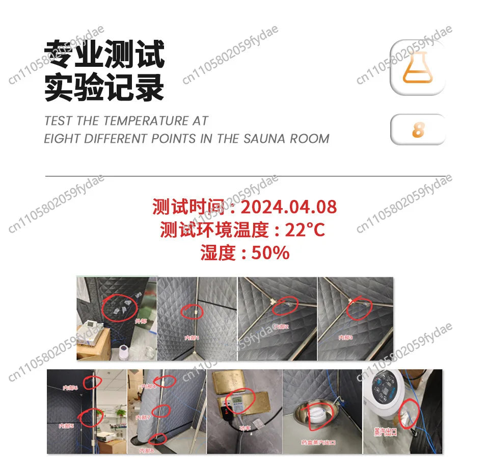 Steam box Household full body sauna box Folding portable sweat steam room