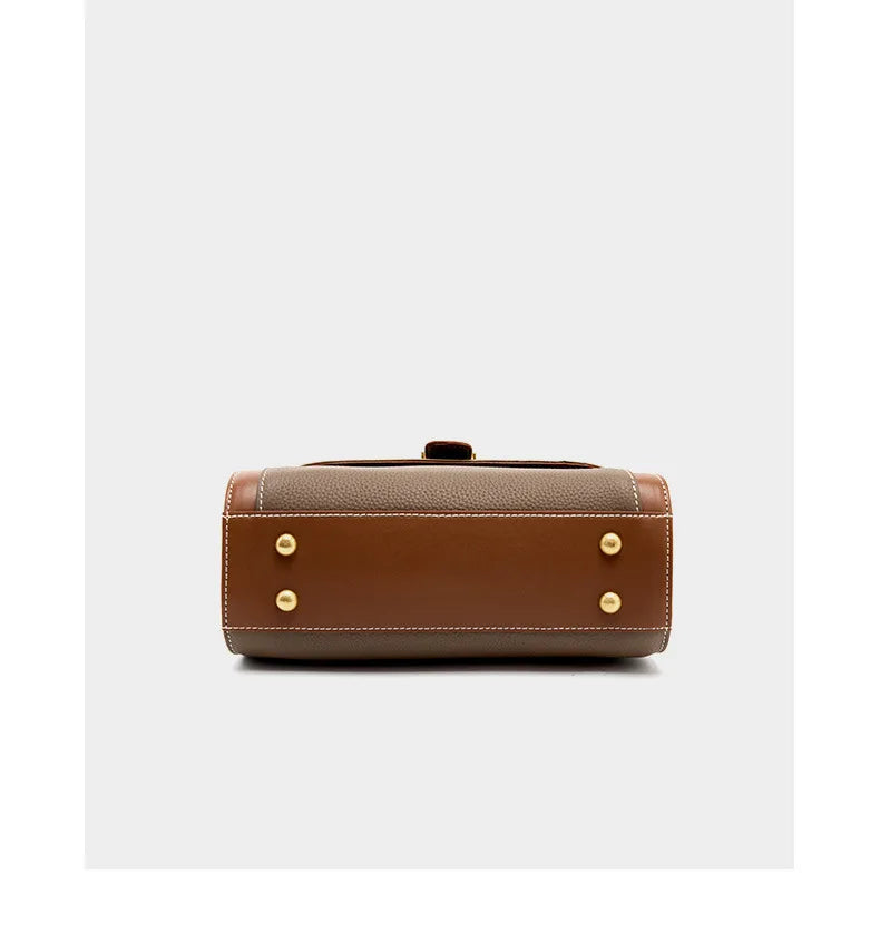 Luxury handbags female crossbody bags small square shoulder bag mom women bags new fashion 2025 genuine cowhide leather satchel