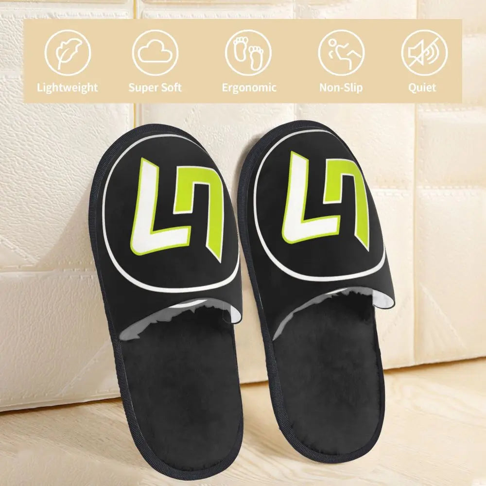 Custom British Lando Norris Racing Driver Guest Slippers for Spa Women House Slipper