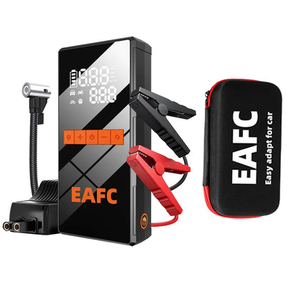 Car Jump Starter With Air Compressor LCD Screen  Portable Booster Charger 1200A Powerful Car Battery Starting Device Car Starter