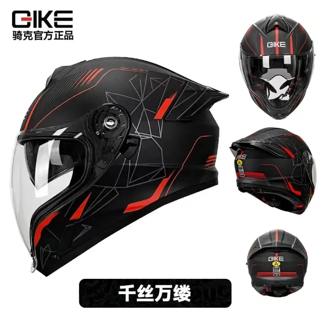 New Spider Motorcycle Helmet Full Face  Long Visor Racing Off-Road Helmet Double Lens Cascos Para Moto Capacete DOT Casco Moto