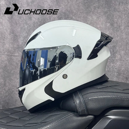Free headphones High Quality DOT Motorcycle Helmet Four Seasons Motocross Racing Modular Flip Up Men Women Off Road Helmet