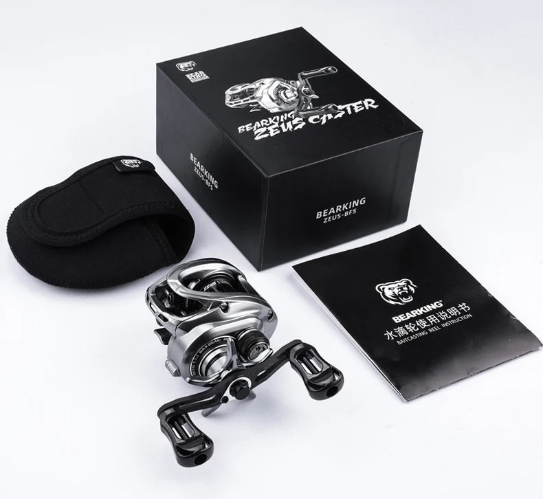 BEARKING Hot Sales Zeus-BFS 135g Lightweight Carbon Fiber 7.1:1 High-speed Ratio 8+1 Bearings Maximum Power 4kg Magnetic Brake