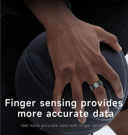 2026 New Smart Ring Display Screen Gestures Brush Video 5ATM Waterproof  Remote Camera Blood Pressure Monitoring For Men Women