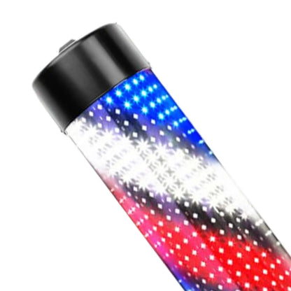 Rotating Barber Rod Lights Barber Shop Pole Waterproof Hair Salon Indoor Neon Signs Wall Mounted Hairdressing Stripes Lights