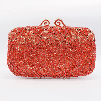 Diamond Dinner Hollow Rhinestone Banquet Clutch Bag Handtassen Dames Bolsos De Fiesta Para Mujer Boda Women's Rhinestone Handbag