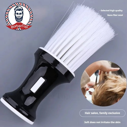 Professional Barber Duster Neck Face Brushes Hair Clean Soft Black Hairbrush Salon Cutting Hairdressing Styling Make Tools