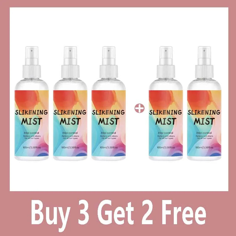 HAIR SILKENING SPRAY Silk Therapy Thermal Shield,tThermal-Pressing Product that Polishes, Silkens, and Smooths Curly Texture