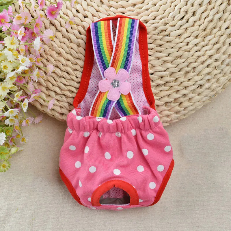 Washable Puppy Dog Diapers Female Pet Physiological Pants for Small Medium Dogs Chihuahua Pinscher Shorts Panties Cat Underpants