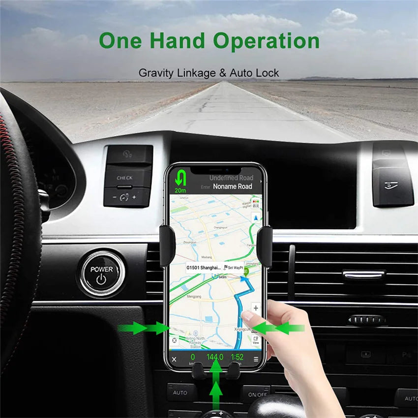 Car Wireless Charger Air Vent Mount Phone Holder Stand For iPhone 17 16 15 14 13 12 Samsung Xiaomi Induction Fast Car Charging