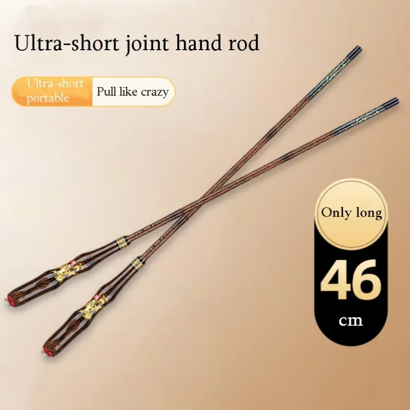 1.8M-4.5M Ultralight Telescopic Fishing Rod Travel SuperHard Stream Lake Hand Pole Carp Feeder Portable Fishing Rods