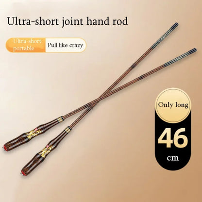 1.8M-4.5M Ultralight Telescopic Fishing Rod Travel SuperHard Stream Lake Hand Pole Carp Feeder Portable Fishing Rods