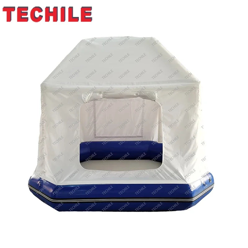 Inflatable Water Leisure Tent Inflatable Floating Camping Raft Tent