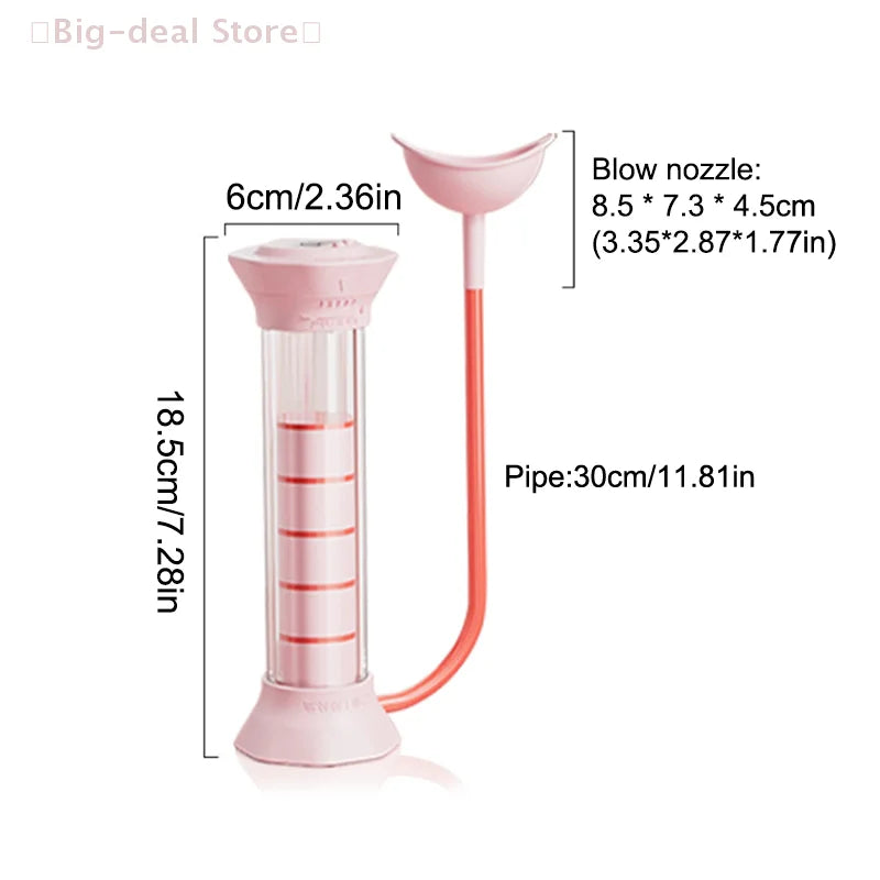 【M】Adjustable Diaphragm Breathing Dumbbell Trainer With Counter Abdominal Muscle Trainer Deep Breathing Exercise Lung Capacity