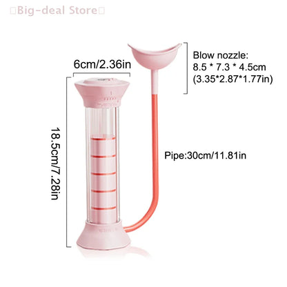 【M】Adjustable Diaphragm Breathing Dumbbell Trainer With Counter Abdominal Muscle Trainer Deep Breathing Exercise Lung Capacity