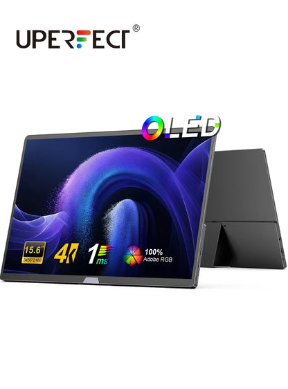 UPERFECT UColor O2 Pure 15.6 Inch 4K Portable Monitor 3456*2160P 100%DCI-P3 500Nits Office Display for PC Laptop Phone XBox PS5