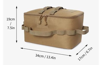 CAOX Outdoor Camping Picnic Bag Camping Supplies Tactical Gear Tent Camping Accessories Large Capacity Travel Bag Picnic Bag