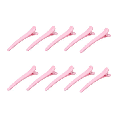 10Pcs/Set Plastic Edge Clip Hairpin Accessories Plus Size 8CM Fish Beak Clip Hair and Duck Beak Clip Hairpin Hair Styling Tools