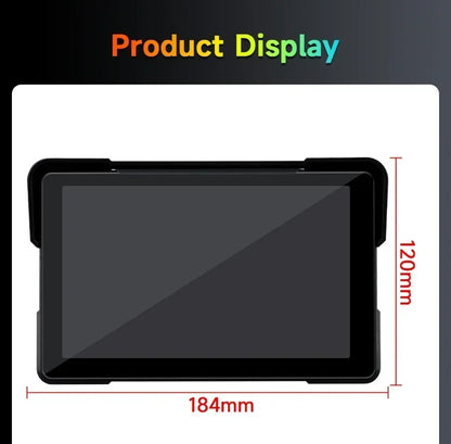 7 inch Portable Motorcycle Navigation Support 2K Camera  IPX7 Waterproof LCD Display For Wireless CarPlay Android Auto