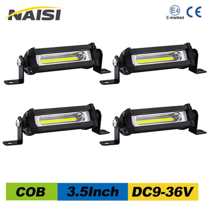 COB Mini 4.5 inch CAR Work Lamp Spotlight Cars Combo Beam Offroad Driving LED Light Bar 9W Aluminum Alloy Universal DC 9-36V5