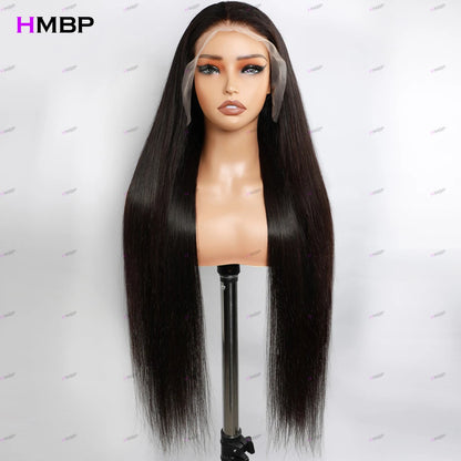 Glueless Lace Frontal Wigs Human Hair Wear And Go Straight 360 HD Lace Frontal Wig Pre Plucked Human Hair For Women Closure Wig