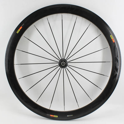 New White Black Gray 700C 50mm Road bike alloy bicycle wheelset clincher rims V Disc brake Thru Axle center lock hubs wheels