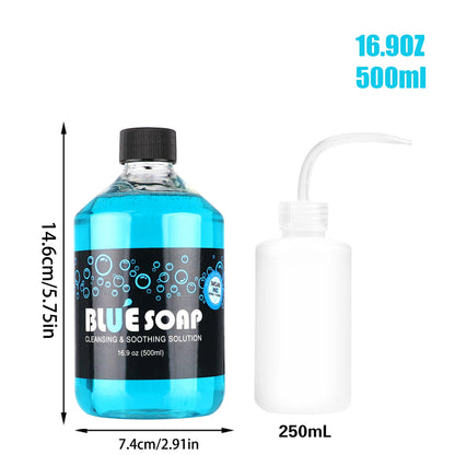 Tattoo Green Soap and Blue Soap - Super Concentrated Tattoo & Piercing Cleanser for Tattoo Studios, Tattoo Artist & Beginner