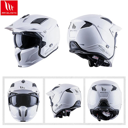 MT New Full Face Helmet Motorcycle Helmets Modular High Quality DOT ECE Approved Personality Off Road Moto Helmets Fashion