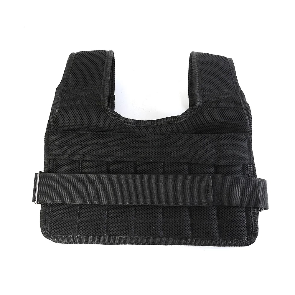 3/15/35kg Workout Weight Jacket Adjustable Weighted Exercise Vest Workout Equipment for Boxing Training Workout Running Fitness