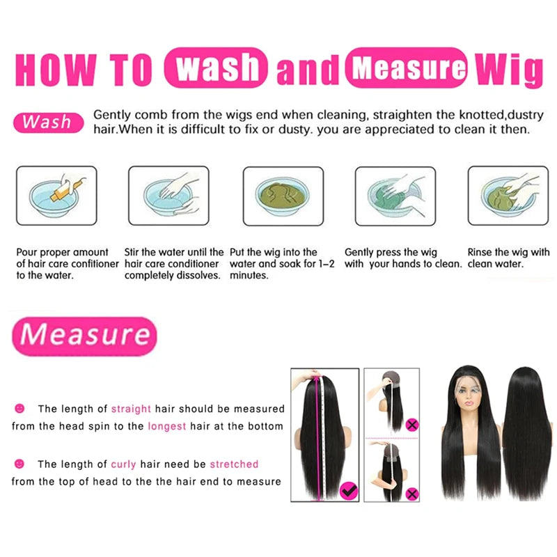30 36 Inch 13x6 Transparent Bone Straight Lace Front Human Hair Wigs Pre Plucked Brazilian Straight Human Hair Wig For Women