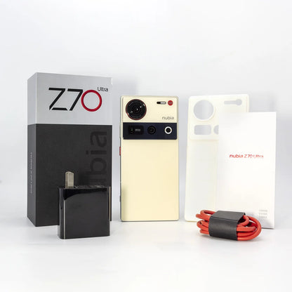 Nubia Z70 Ultra 5G Smartphone Snapdragon 8 Elite Processor 6.85' 144Hz AMOLED Display NFC  Global Version 16GB 512GB