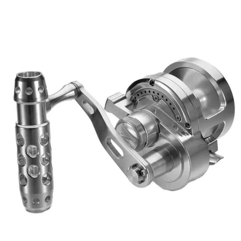 Lizard Fishing CNC Aluminium Body Jigging Reel 26kg Drage Power Deep Spool Sea Saltwater Trolling Fishing Reel Trolling Reel
