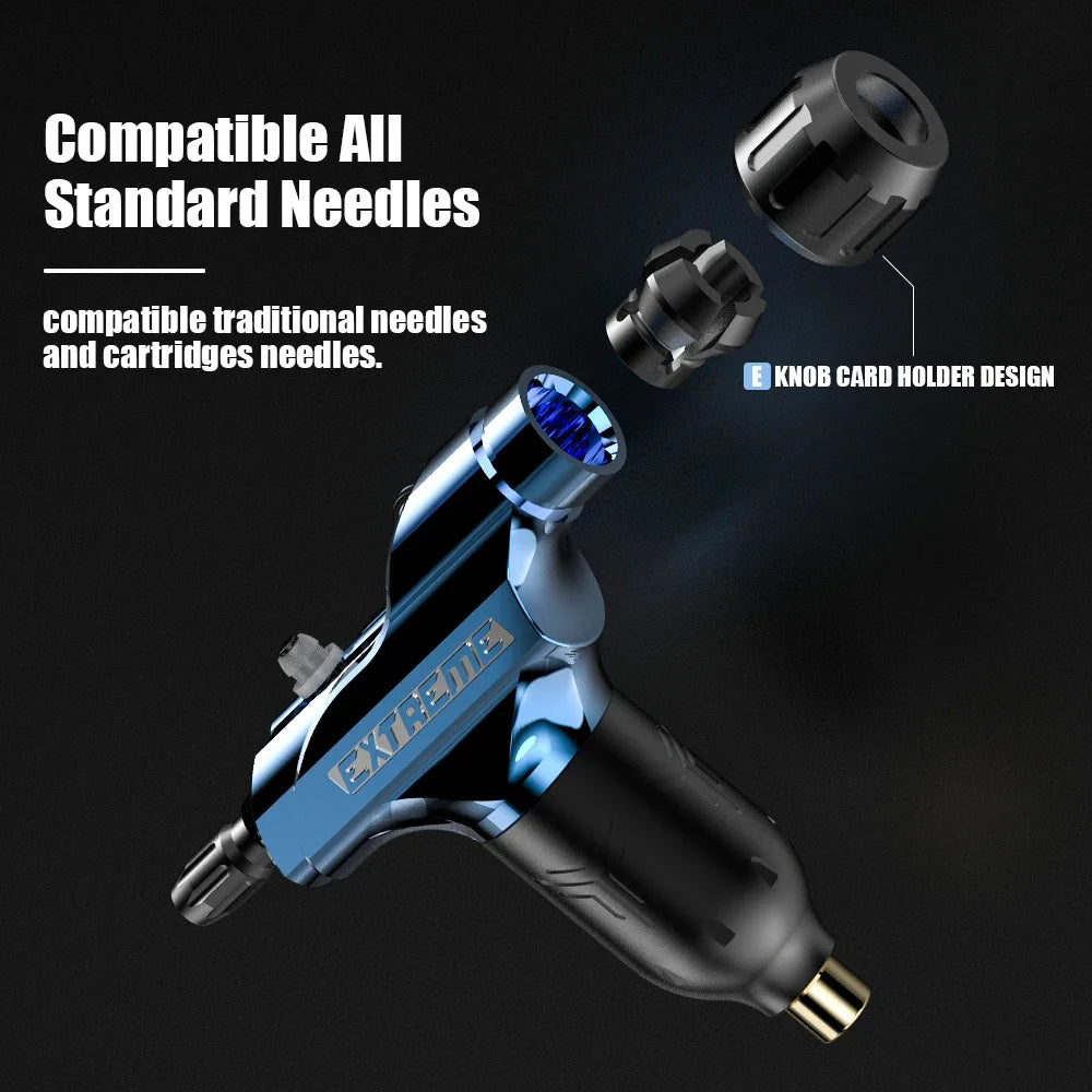 Mast Rotary Tattoo Machine Gun Adjustable Soft and Hard RCA Cord for Makeup Traditional Cartridges Needles Tattoo Supplies