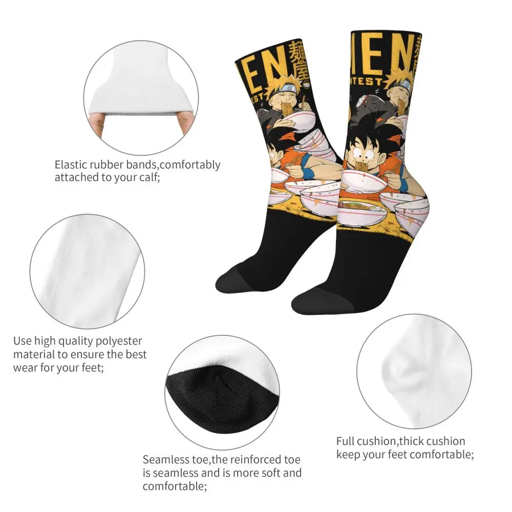 Fashion Men's Socks Harajuku Tony Tony Choppers Sock Luffys Zoros Trafalgar Law Anime Women's Socks Spring Summer Autumn Winter