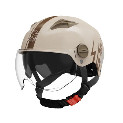 New Fashion ABS Unisex Motorcycle Helmets Motorcycle Accessories Helmet for Adults Long Lens White