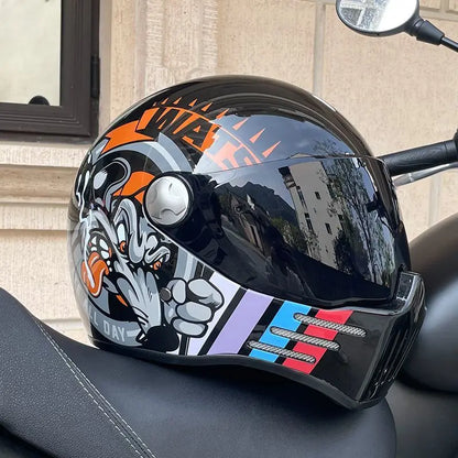 Motorcycle Helmet Full Face Helmet ECE DOT Approved Moto Cascos Motorcyclist Capacete Four Seasons Riding Racing Cycling Helmet
