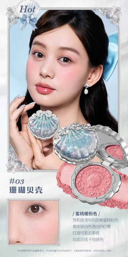 Flower Knows All In One Makeup Set Gift Box Garden Cushion Cream Foundation Matte Blush Long Lasting Velvet Lip Cream With Bag