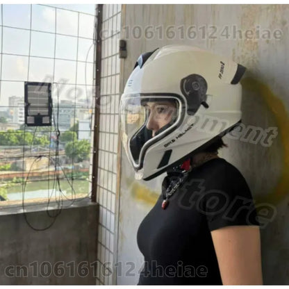 Qike Helmet FP02 Ghost Face Helmet Motorcycle Helmet Lenses Riding Equipments Visor Replacement Parts