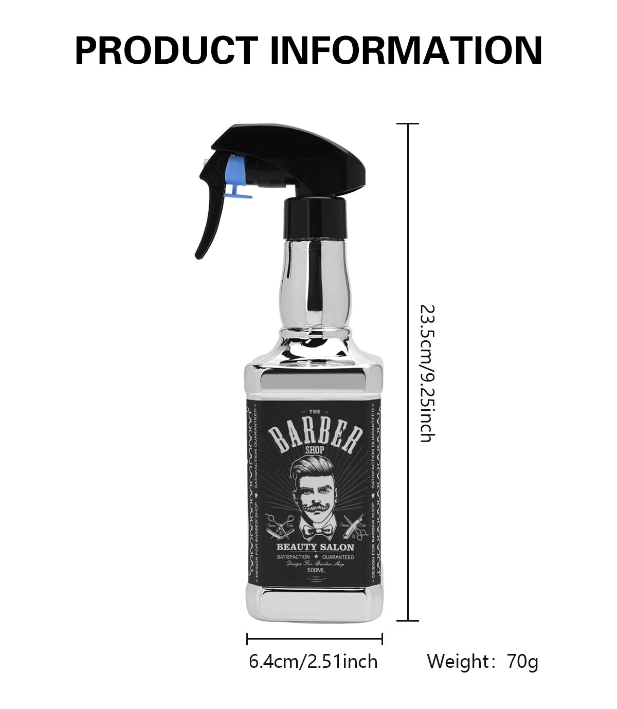 Professional Salon Barber Spray Bottle Refillable Fine Mist Empty Watering Can Water Sprayer Barbershop AccessoriesHair Tools