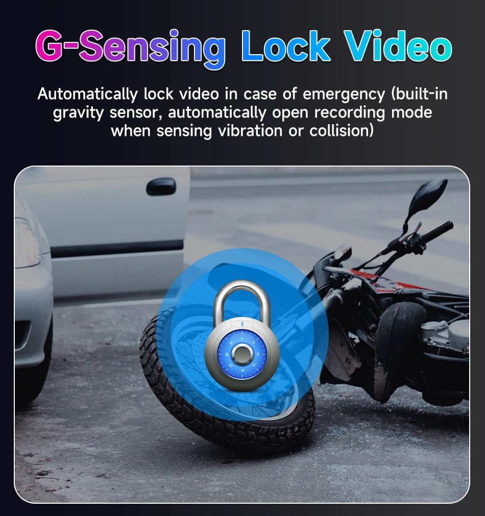 Vtopek 5"/7" inch Motorcycle DVR GPS Navigation Multimedia Player Wireless CarPlay Android Auto IPX7 Waterproof Screen Recorder