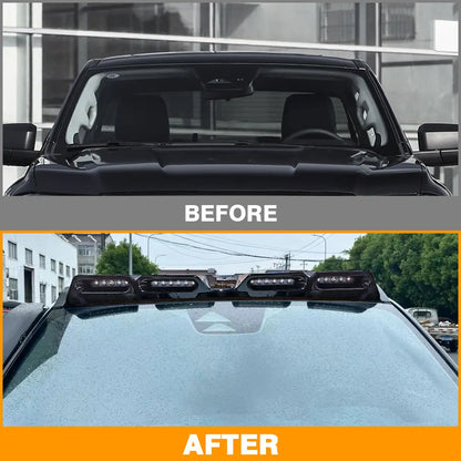 Top Light For Ford Ranger T9 2023 2024 LED Roof Spoiler Lights High Brightness Spotlight Waterproof Front Daytime Running Lamp