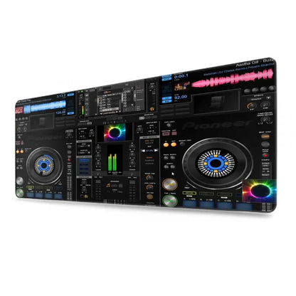 Radio Dj Large Professional Game Mouse Pad Keyboard Gamer Office Accessories Desk Mat Anime XXL Anti-Slip Desktop Mat Floor Mats