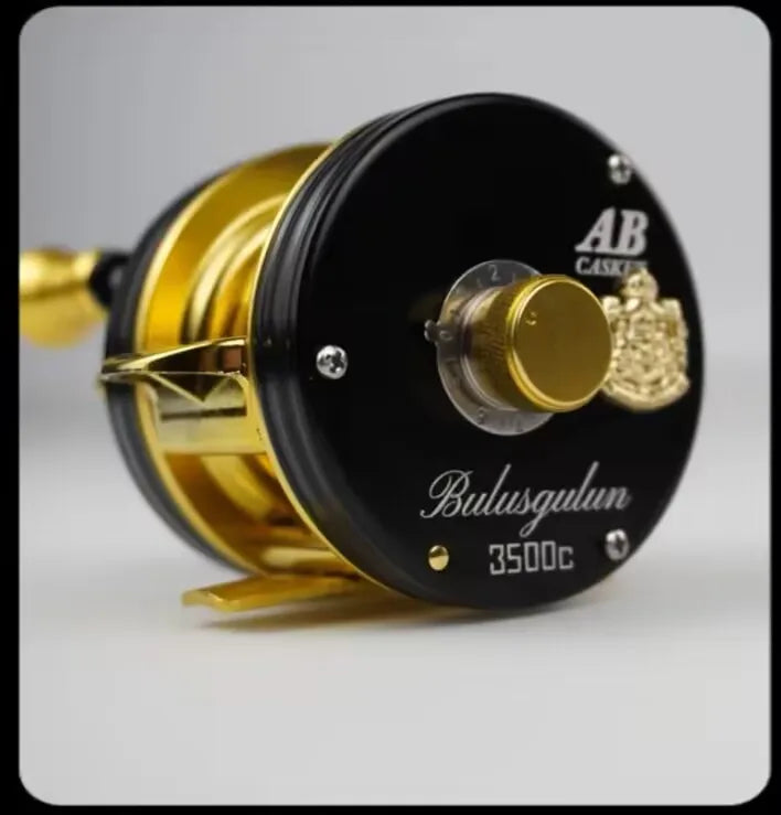 BYBLOS 3500C Baitcasting Reel,Centrifugal Brake,5.5:1,Fishing Reel,220g,Drag Force 5kg