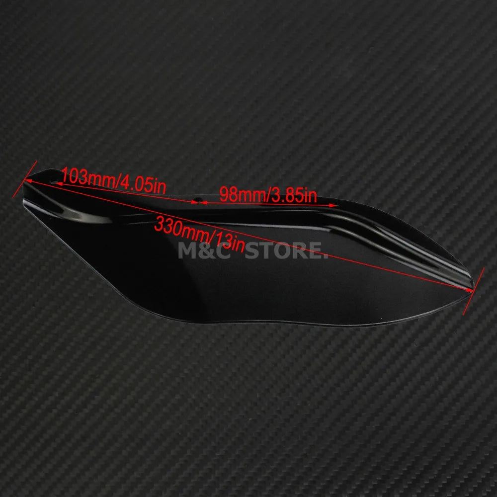 Motorcycle Batwing Air Deflector Fairing Side Windshield Plastic For Harley Touring Street Glide Road King Electra FLHX  96-2013
