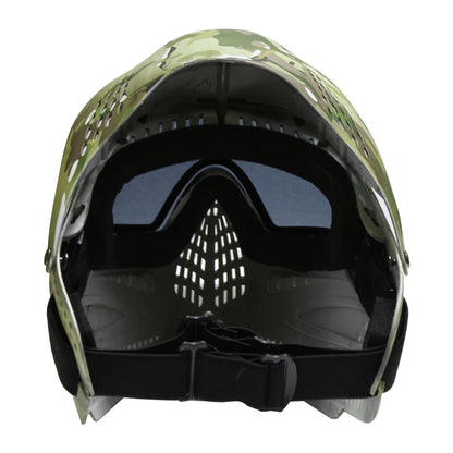 GREAT II Lotus Camo Tactical PAINTBALL MASK with Visor Airsoft Mask with DYE I4 Thermal Lens