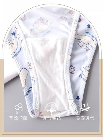 Sexy Thong Hello Kitty Panties Kawaii Cute Cartoon Underwear Women Ice Silk Briefs Girl Gift Underpants