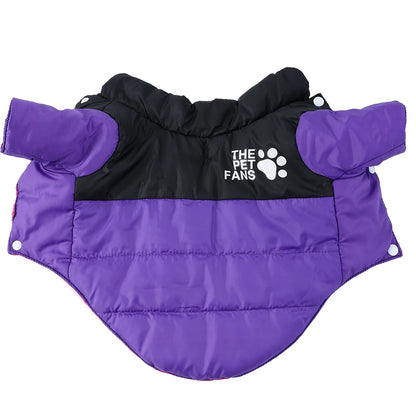 Reversible Pet Coat In Winter For Small Medium Dogs Cats Waterproof Pets Clothes Solid Warm Puppy Kitty Sphynx Chihuahua Jacket