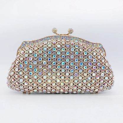 Diamond Dinner Hollow Rhinestone Banquet Clutch Bag Handtassen Dames Bolsos De Fiesta Para Mujer Boda Women's Rhinestone Handbag
