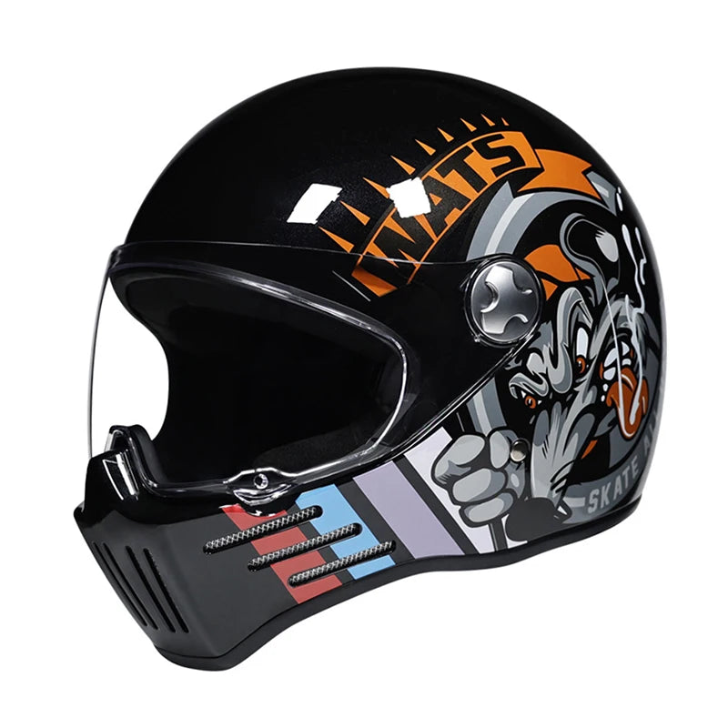 Motorcycle Helmet Full Face Helmet ECE DOT Approved Moto Cascos Motorcyclist Capacete Four Seasons Riding Racing Cycling Helmet